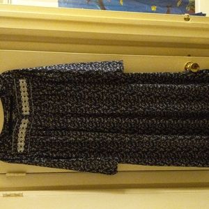 Croft and Barrow Navy Blue Night Gown- 1X